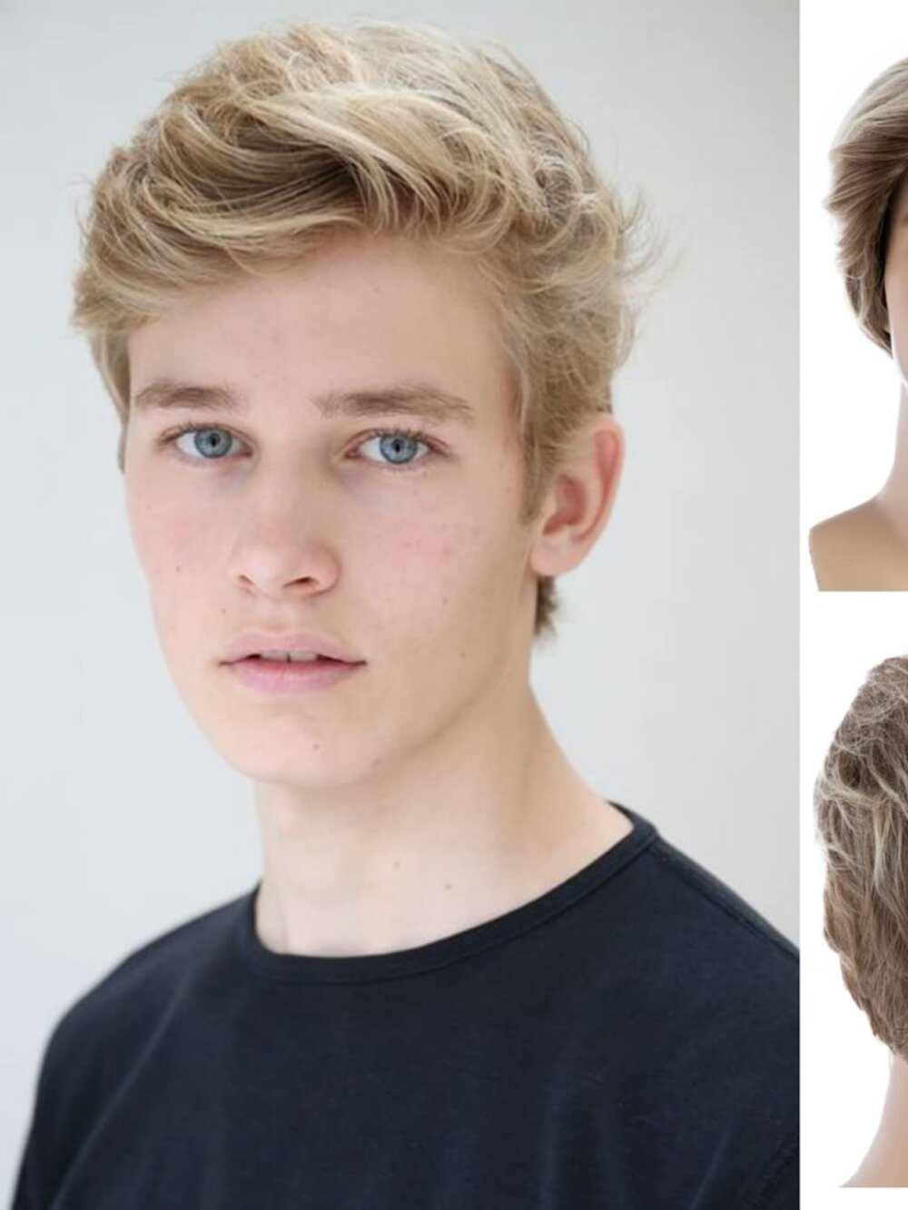 Men Short Blonde Wigs N8307